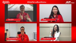 J&T Express Gandeng Arief Muhammad dan Rizky Billar dalam Experimental Activity Mendadak Ngurir