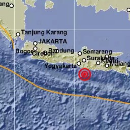 Gempa Bumi Magnitudo 5,5 SR Terjadi di Pacitan dan Tulungagung