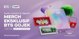 Gojek dan BTS Beri Kejutan Spesial Bagi Pengguna Setia 