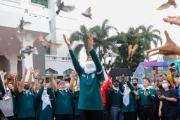 Gubernur Launching Logo dan Kick Off HUT ke-77 Provinsi Jatim