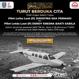 Gubernur Sampaikan Duka Cita Gugurnya 2 Pilot TNI AL