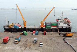 Sinergi PT Pelni dan ID Food Kirim 20 Kontainer Migor ke Morotai