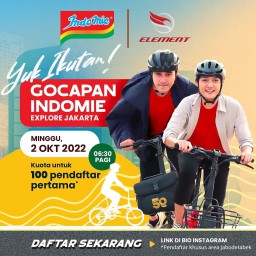 Ratusan Penggowes Ikuti Gocapan Indomie