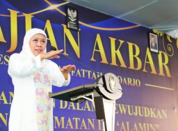 Khofifah Resmikan Asrama Ponpes Al Fattah Sidoarjo