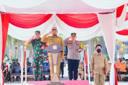 Bupati Gresik Berikan Arahan Dalam Apel Kesiapsiagaan Hadapi Bencana