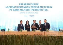 Kuartal III-2022 Bank Mandiri Catat Laba Bersih Rp 30,7 triliun