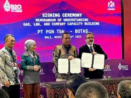 PGN Kerjasama dengan BOTAS Penyediaan Energi Gas LNG di Turki