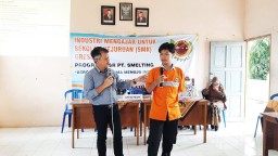 Pelajar SMK Karya Bhakti Dapat Ilmu Soft Skill dari PT Smelting
