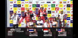 Pebalap Astra Honda Dominasi Podium ARRC Thailand