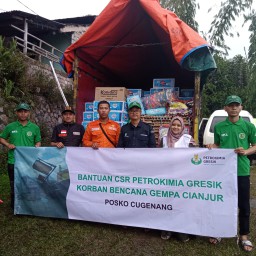 Petrokimia Gresik Kirim Bantuan ke Cianjur Senilai Rp 100 Juta