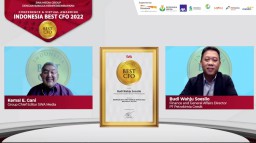 Direktur Keuangan PG Raih Penghargaan Indonesia Best CFO