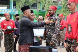 Bupati Gresik Tutup Susbalan Banser Satkorwil Jatim