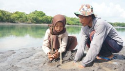 Paiton Energy Tanam 1.600 Mangrove di Labuhan Merak, Baluran Situbondo