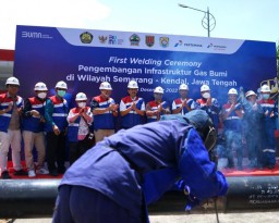 PGN Mulai Bangun Pipa Distribusi Ruas Mangkang - KIK Kendal