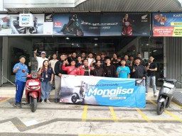 Momen Ramadhan : Komunitas CBR 250 CC Malang Berbagi Kebaikan dan Jajal Honda EM1 e: