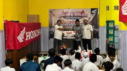 Berburu Berkah Ramadan, Paguyuban Honda Delta Sidoarjo Gelar Honda Community Bikers Sholeh