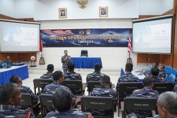 Koarmada II Gelar Penataran Komando Tugas Laut Gabungan Menjelang Latihan Operasi Laut Gabungan 2024