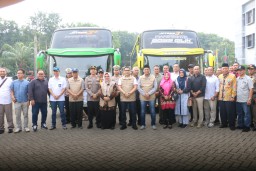 Mudik Gratis Gresik, Kerja Bareng Pemkab Gresik Didukung Perusahaan  Berjalan Lancar