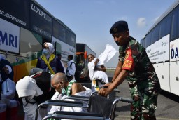 Satgaspam TNI AL Pastikan Keamanan Calon Jamaah Haji 2024