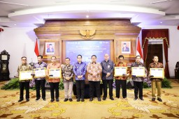 Pimpin HLM Rakorwil TP2DD Jatim, Pj. Gubernur Adhy Dorong Pemda Kembangkan Inovasi Transformasi Digital Lewat 5 M