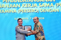 Pertamina dan Polri Tandatangani Kerja Sama Pengamanan Objek Vital Nasional
