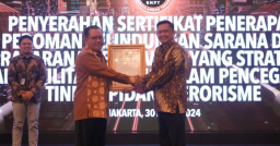 BNPT Serahkan Sertifikat Pencegahan Teroris Kepada 2 Bandara AP I