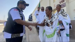 Jamaah Gelombang I Kloter 45 Sub Terakhir Tinggalkan Madinah