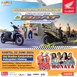 Hari ini, All New Honda BeAT Bakal Di Launching di Malang. Dimeriahkan Berbagai Hiburan dan Tetsride Berhadiah