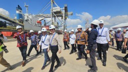 Airlangga Hartarto Resmikan Operasional Pabrik Smelter Freeport