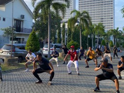 Jaga Kesehatan dan Kekompakan, Warga Perumahan Green Garden Regency Senam Minggu Pagi