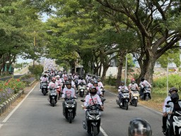 Ribuan Pecinta Honda Vario 160 Ramaikan Parade Vario 160 di Madiun