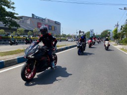 Sunmori dan Nobar ARRC 2024, Komunitas Honda Gathering Sambil Berdonasi