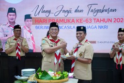 Pramuka Lamongan Siap Lahirkan Pemimpin Berkarakter Pancasila