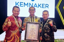 Tiga PG di Lingkungan SGN Raih Penghargaan SMK3 dari Menaker