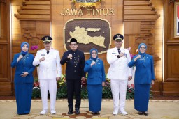 Pj Gubernur Adhy Lantik Pj. Wali Kota Malang dan Pj. Bupati Magetan