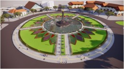 Revitalisasi Alun – Alun Kota Malang Tengah Berlangsung, Bank Jatim Harap Bisa Tingkatkan Ekonomi Sekitar