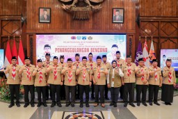 Lantik MABI dan SAKA 2024-2025, Pj. Gubernur Adhy Harapkan Jadi Satuan Strategis Yang Siap dan Sigap Tanggulangi Bencana