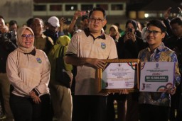 Pj Gubernur Adhy launching Logo dan kick Off Hari Jadi Jatim