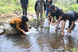 Pemkab Mojokerto Tebar 200 Ribu Benih Ikan Wader