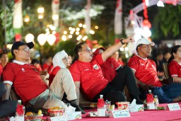 Nobar Indonesia vs China, Pj. Gubernur Jatim Apresiasi Performa Timnas yang All Out Perjuangkan Hasil Terbaik
