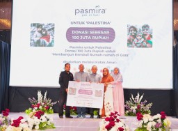 Pasmira Serahkan Donasi Rp 100 Juta Untuk Palestina
