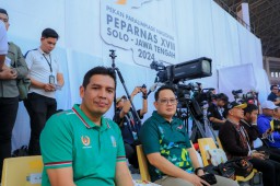 Hadiri Pembukaan Papernas, Pj. Gubernur Adhy Optimistis Tiga Cabang Olahraga Sumbang Medali Emas Bagi Jatim