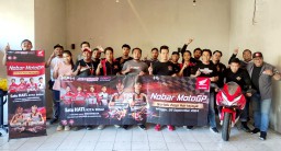 Keseruan Nobar MotoGP Mandalika Bersama Komunitas Honda Jatim di Surabaya