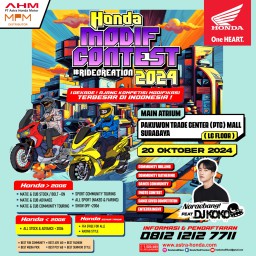 Honda Modif Contest 2024 Siap Hadir di Surabaya, Angkat Kreativitas Modifikator Jawa Timur