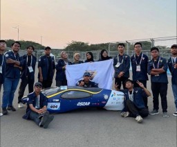 EV-OS Unair Jadi Mobil Terestetik di Kompetisi Mobil Hemat Energi