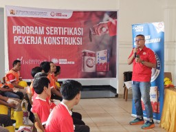 Semen Merah Putih Gelar Pelatihan Kompetensi & Sertifikasi Tenaga Kerja Konstruksi
