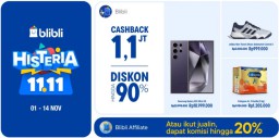 Blibli Geber Promo 11.11, Ada Harga Spesial Redmi Note 13