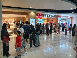 Usai Coblosan, Mall di Surabaya Sidoarjo Gresik Dipadati Pengunjung