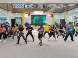 Keseruan Regional Public Launching New Honda Scoopy di Matos Malang