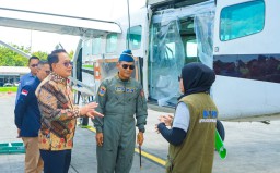 Pj Gubernur Tinjau Posko Operasi Modifikasi Cuaca, Upaya Preventif Tangani Bencana Hidrometeorologi